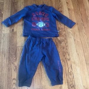 6-9 month boys original marines sweatsuit